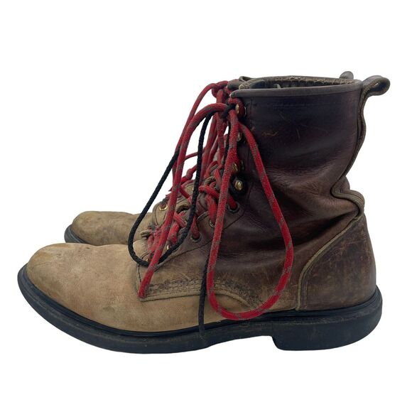 Red Wing 931 Men’s 9.5 D Leather Logger Work Boot Diamondback Sole - Picture 5 of 9